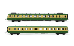 Arnold HN2635S - N - Dieseltriebwagen RGP2, grün/beige, SNCF, Ep. IV - DC-Sound